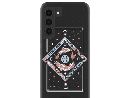 Black Pisces Samsung Galaxy S22 Case Online now