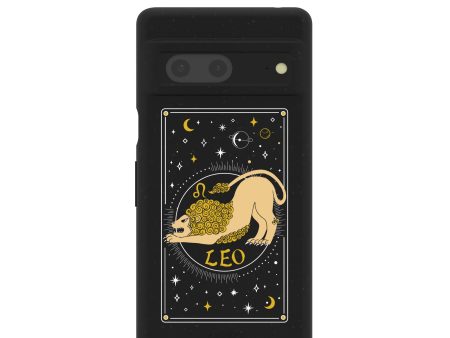 Black Leo Google Pixel 7 Case Discount