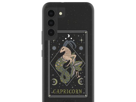 Black Capricorn Samsung Galaxy S22 Case Fashion