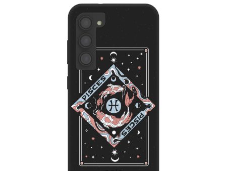 Black Pisces Samsung Galaxy S23 Case Online now