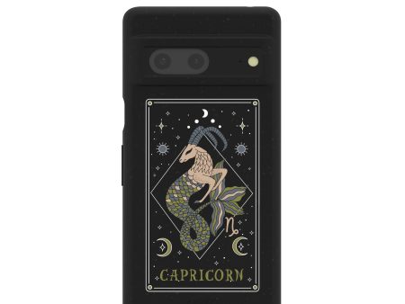 Black Capricorn Google Pixel 7 Case Online