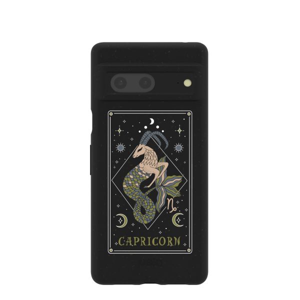 Black Capricorn Google Pixel 7 Case Online