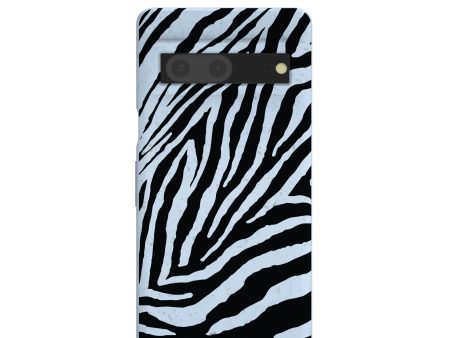 Powder Blue Zebra Google Pixel 7 Case Online Hot Sale