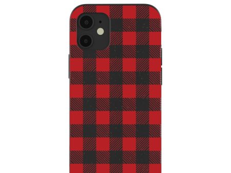 Black Flannel iPhone 12 Mini Case Online Sale