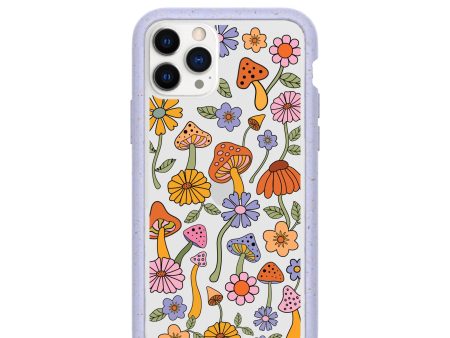 Clear Shrooms and Blooms iPhone 11 Pro Case With Lavender Ridge on Sale