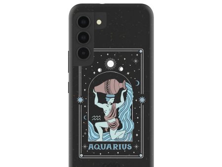 Black Aquarius Samsung Galaxy S22 Case Hot on Sale