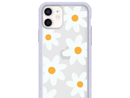 Clear Daisy iPhone 12 Mini Case With Lavender Ridge Cheap