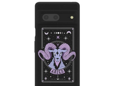 Black Aries Google Pixel 7 Case on Sale