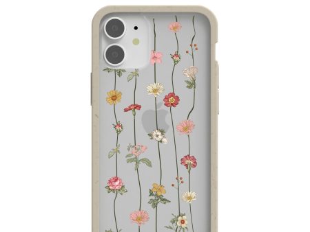 Clear Floral Vines iPhone 12 Mini Case With London Fog Ridge Cheap