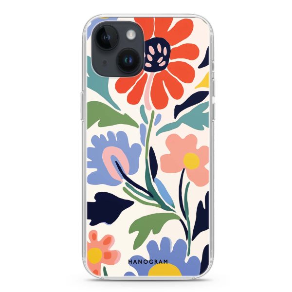 Brushed Blossoms iPhone 13 Mini Ultra Clear Case Online now