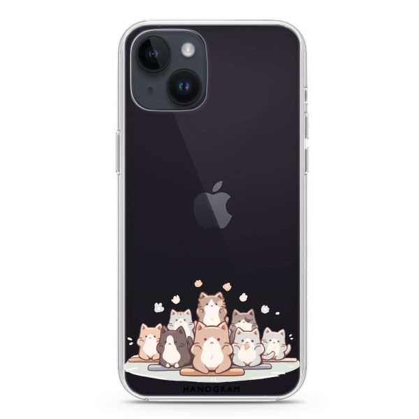 Zen Cat Calm iPhone 13 Mini Ultra Clear Case Sale