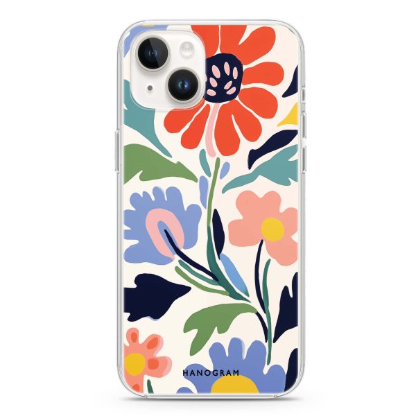 Brushed Blossoms iPhone 13 Mini Ultra Clear Case Online now