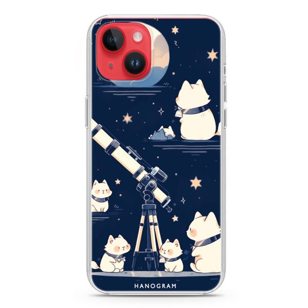 Stargazer Purr iPhone 13 Mini Ultra Clear Case Supply