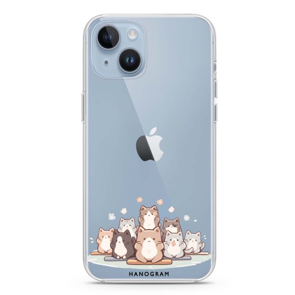 Zen Cat Calm iPhone 13 Mini Ultra Clear Case Sale