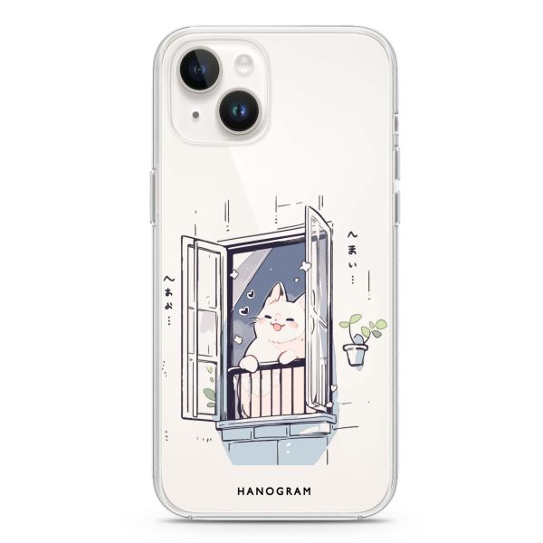 Ledge Lounging Kitty iPhone 13 Mini Ultra Clear Case Online