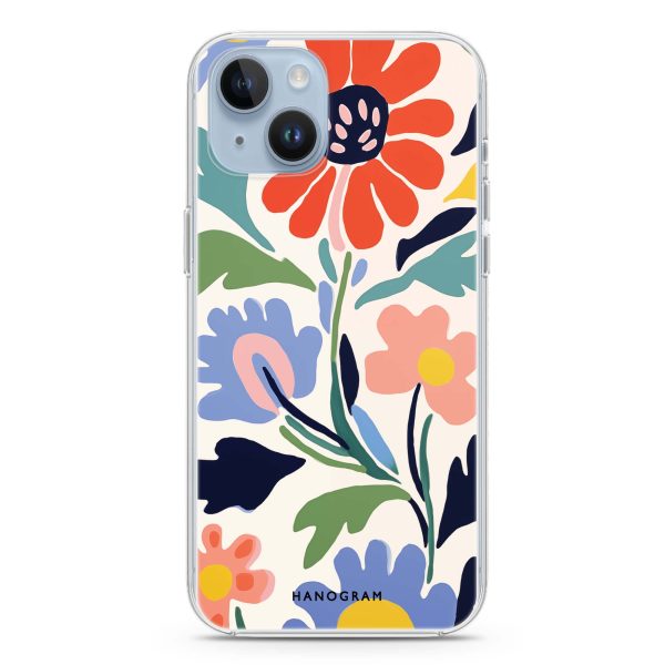 Brushed Blossoms iPhone 13 Mini Ultra Clear Case Online now