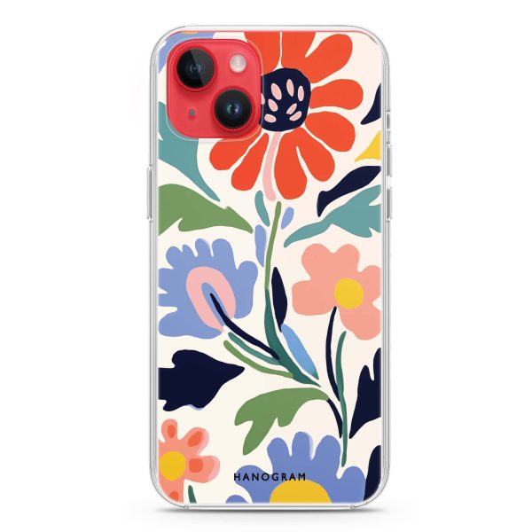 Brushed Blossoms iPhone 13 Mini Ultra Clear Case Online now