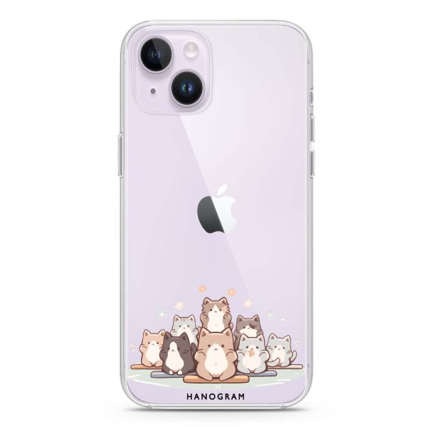 Zen Cat Calm iPhone 13 Mini Ultra Clear Case Sale