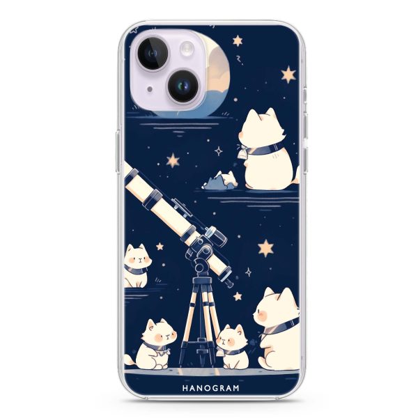 Stargazer Purr iPhone 13 Mini Ultra Clear Case Supply