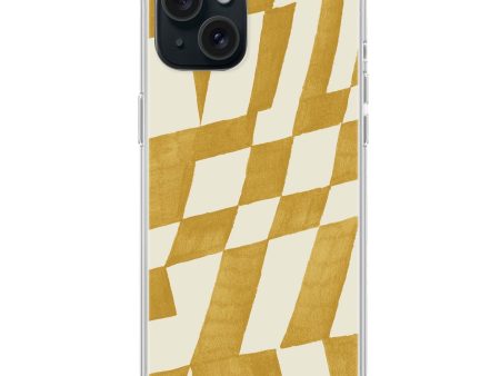 Abstract Paint Pattern iPhone 15 Plus Ultra Clear Case For Sale