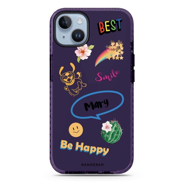 Positive Sticker iPhone 15 Durashock Case Fashion