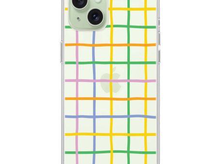 Abstract Doodles Pattern iPhone 15 Plus Ultra Clear Case Hot on Sale