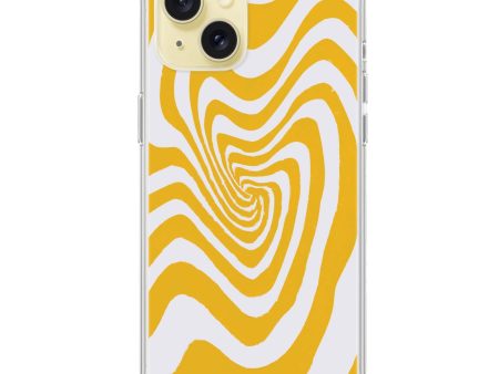 Abstract Paint Pattern iPhone 15 Ultra Clear Case Online Hot Sale